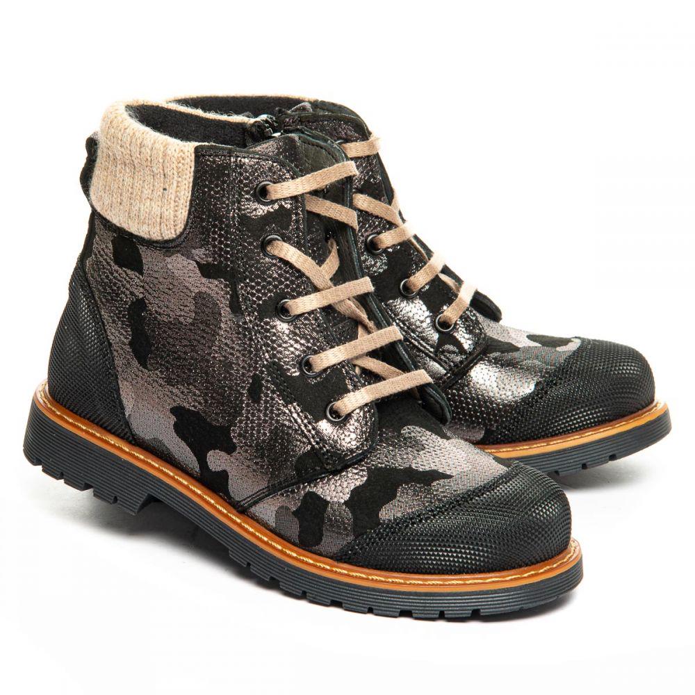 Ботинки для девочек The Leo 1347 р. 34 22 см Черный