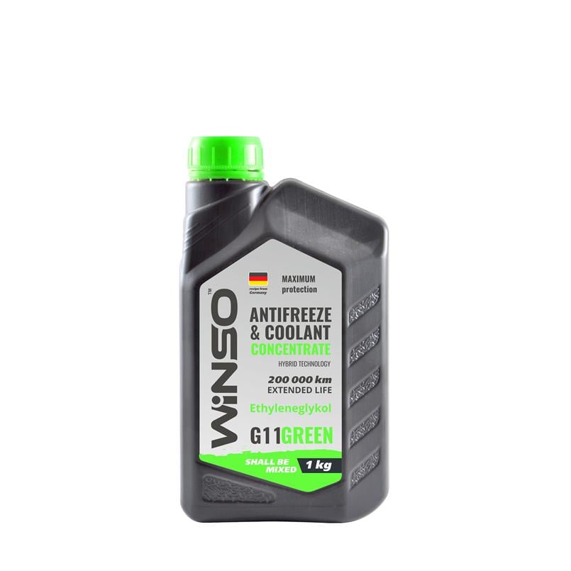 Антифриз WINSO Antifreeze & Coolant концентрат G11 1 кг Зеленый (881020)