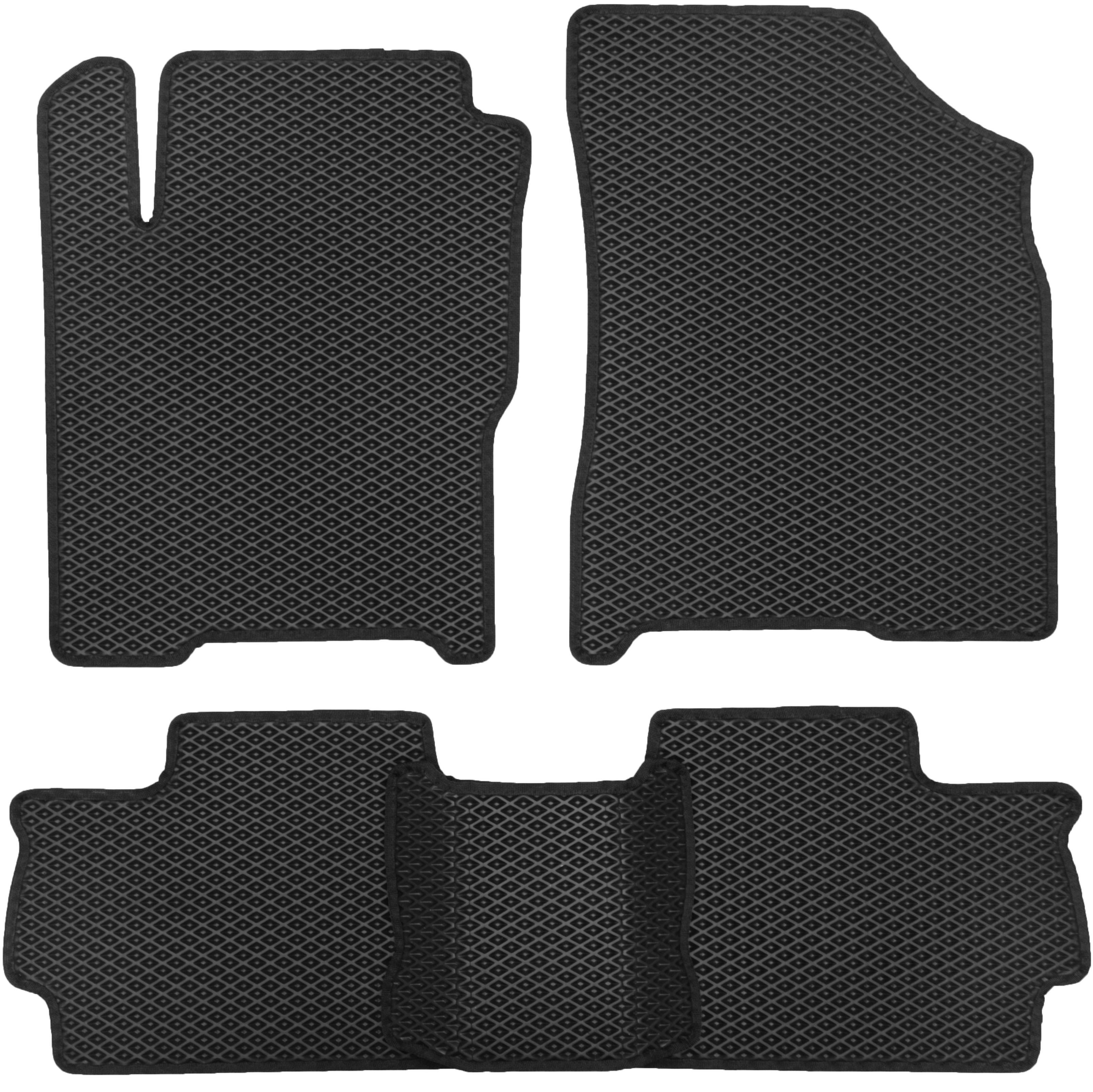 Коврики в салон для ЗАЗ Forza '11- EVA-полимерные Черный (150730)