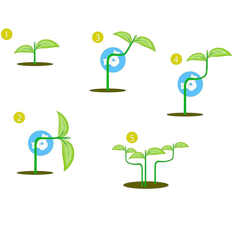 Набір кліпс-затискачів для гілок Lesko QS20227 Degree Plant Bender 360° для росту рослин 10 шт. (26578760) - фото 4 Набір кліпс-затискачів для гілок Lesko QS20227 Degree Plant Bender 360° для росту рослин 10 шт. (26578760) - фото 4