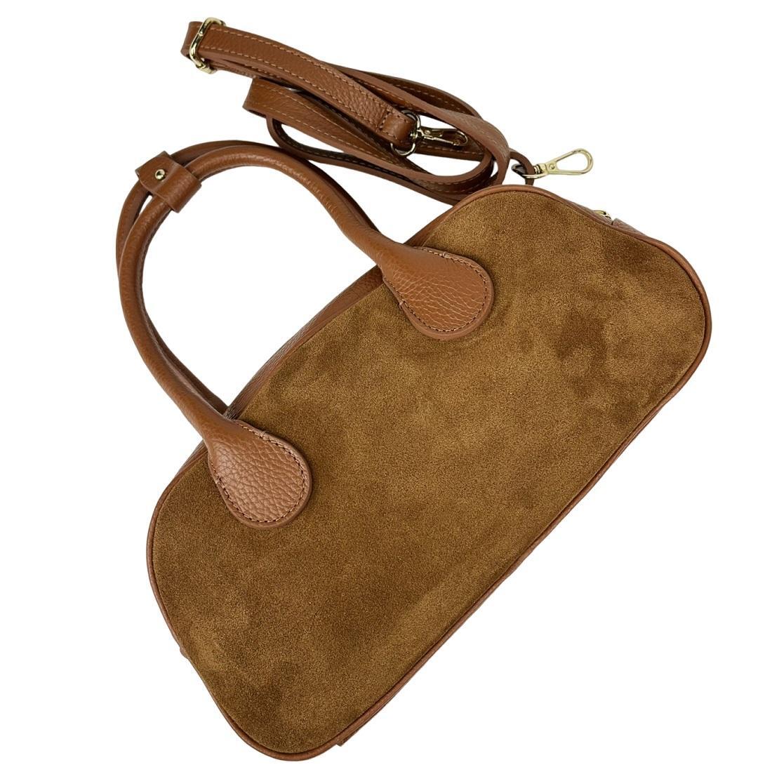 Жіноча сумка Royal Bag F-IT-3017C замшева Коричневий (8079) - фото 10 Жіноча сумка Royal Bag F-IT-3017C замшева Коричневий (8079) - фото 10