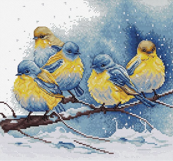 Набір для вишивання хрестиком Luca-S Птахи Східні Сіалії (BU5028) Набір для вишивання хрестиком Luca-S Птахи Східні Сіалії (BU5028)