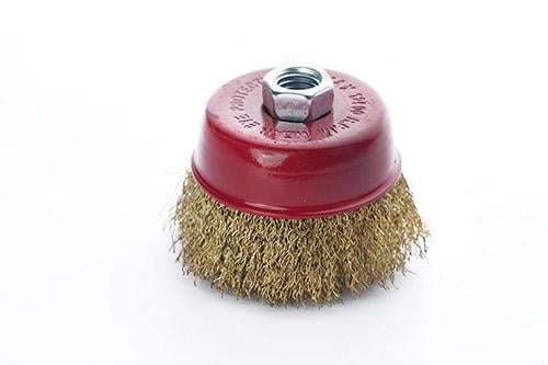 Щітка-чаша Apro латунний дріт 75 мм для УШМ (830425)
