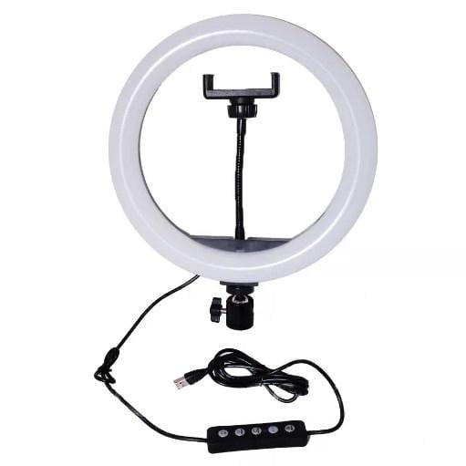 Лампа кільцева для cелфі Ring Light MJ26 RGB LED 26 см (016872) - фото 1