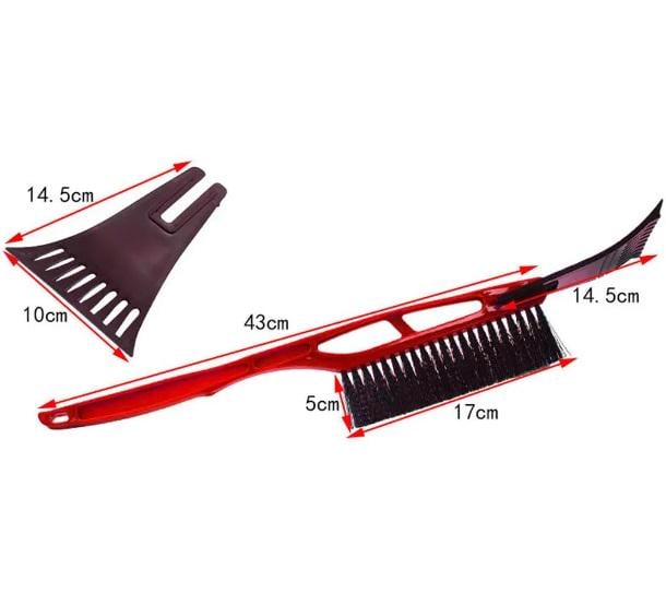 Щітка автомобільна із шкребком для видалення снігу та льоду (AT0003) - фото 5