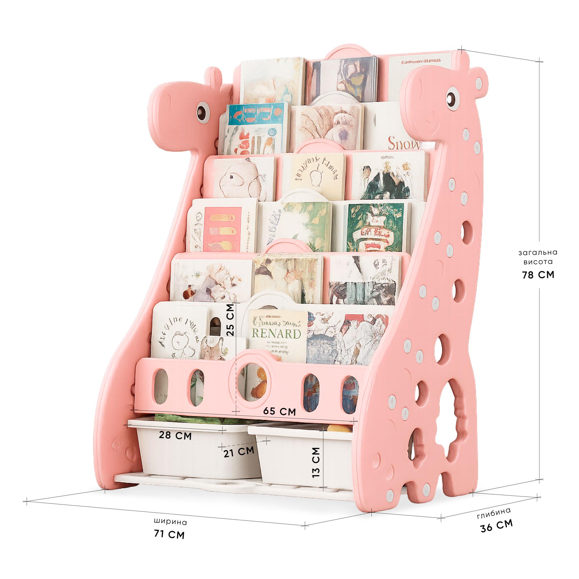 Стелаж Mealux Raffo Pink (KD-E042 Pink) - фото 2 Стелаж Mealux Raffo Pink (KD-E042 Pink) - фото 2