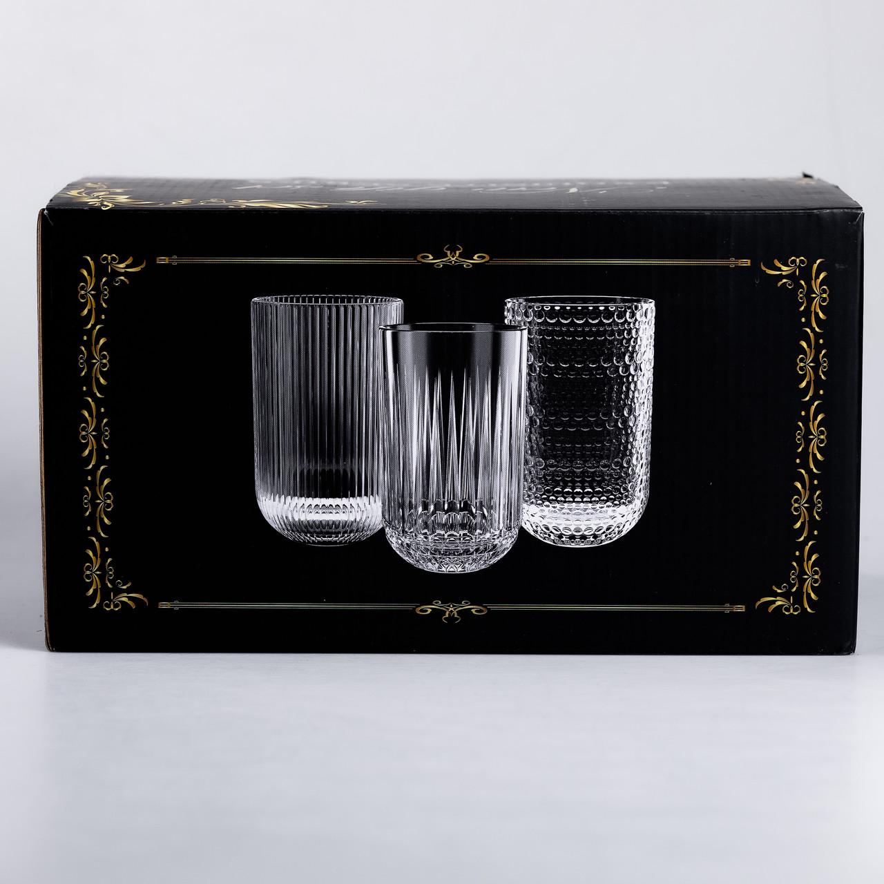 Набо склянок із товстого скла для холодних напоїв 500 мл 6 шт. (5983) - фото 8 Набо склянок із товстого скла для холодних напоїв 500 мл 6 шт. (5983) - фото 8