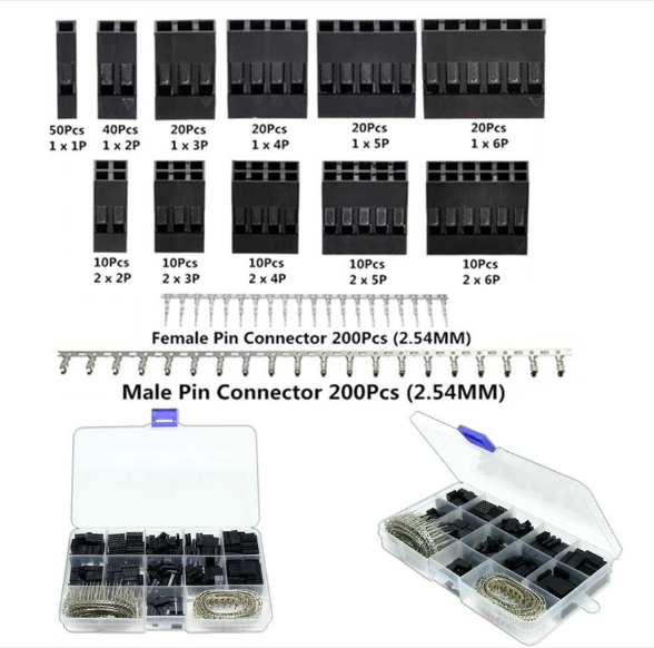 Роз'єм конектор Dupont Дюпон 2,54 мм з контактамии тато-мама 220 шт. (287753) - фото 3