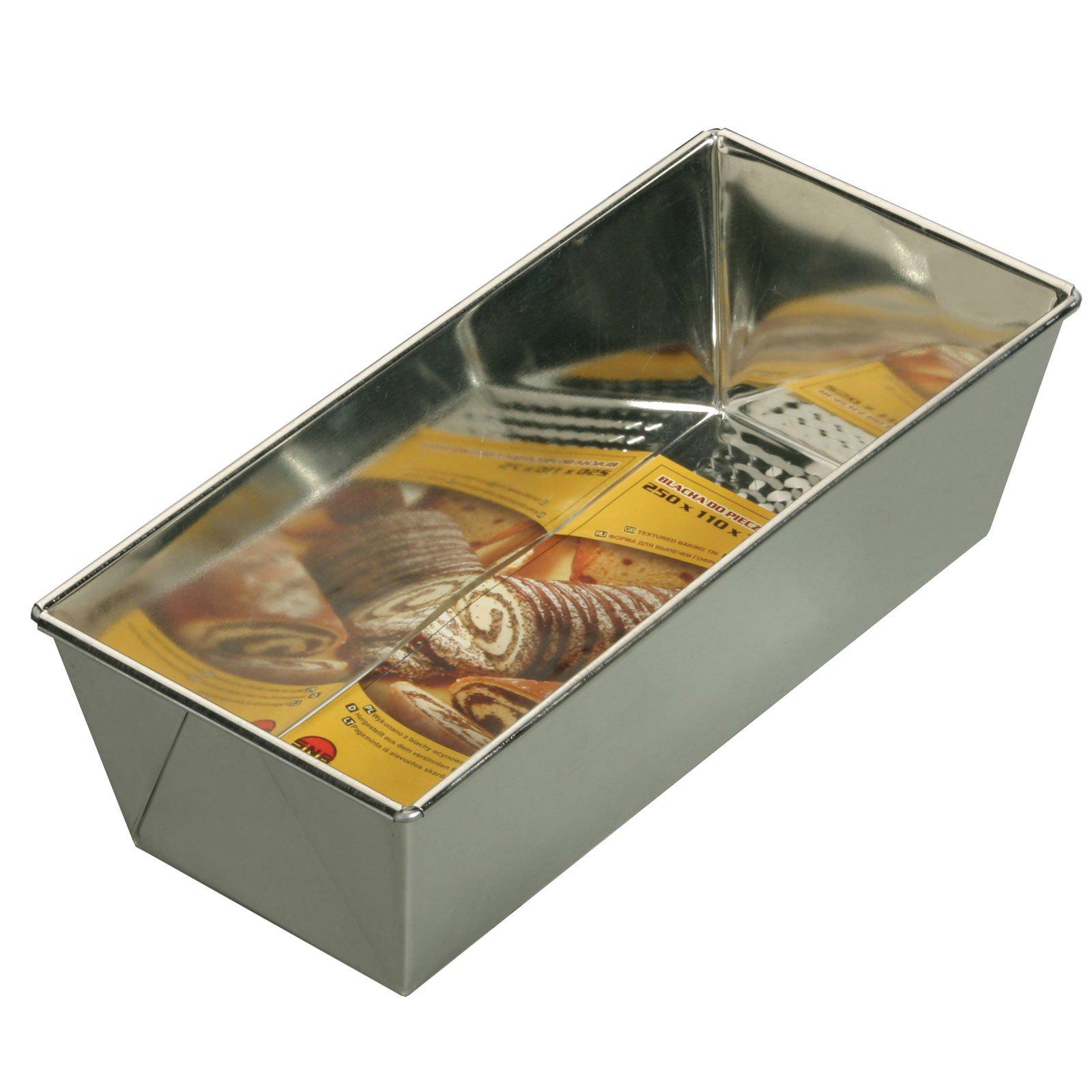 Противень Snb з рифлёным дном 25х11х7,5 см Silver