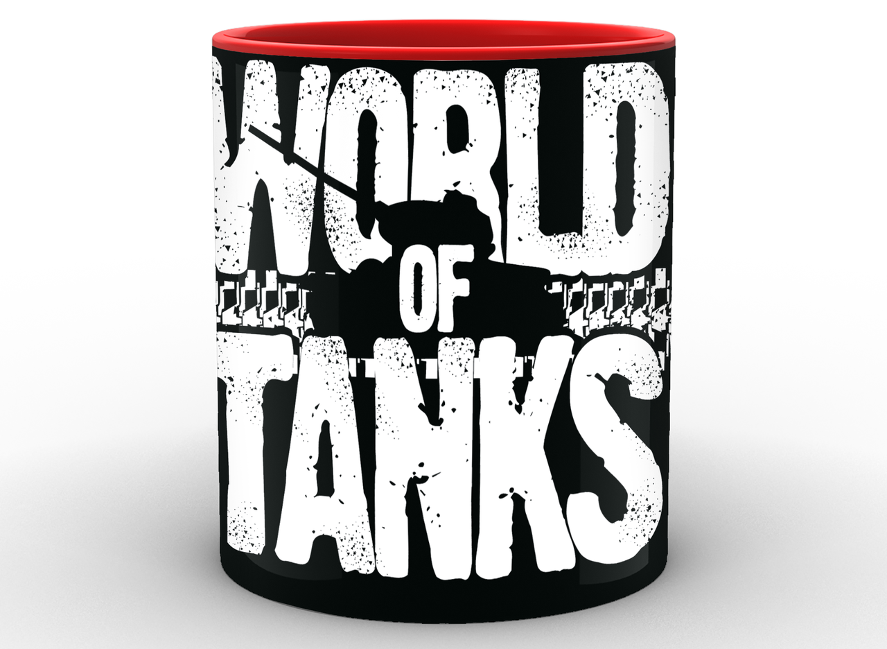 Чашка World of Tanks лого 330 мл Красный (WT.02.022)