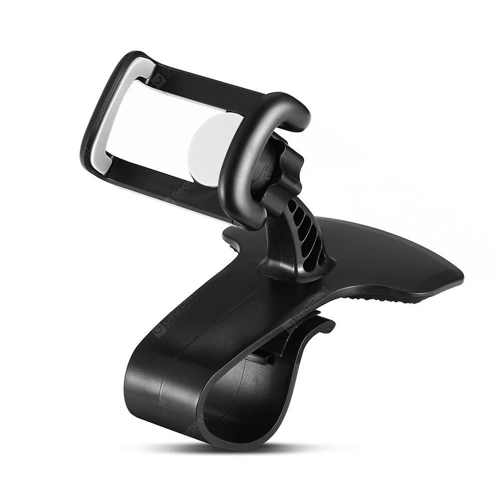 Держатель для телефона/навигатора в машину на козырек приборной панели Черный