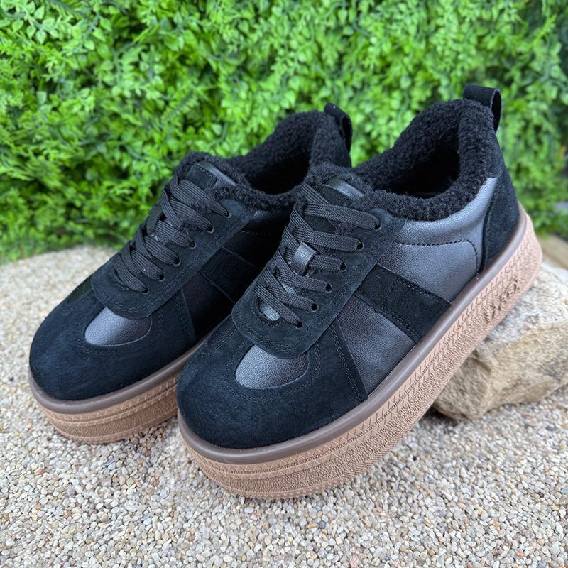 Кеди жіночі замшеві Е-0020322-2 p. 38 24,5 см Чорний (117216320) - фото 2 Кеди жіночі замшеві Е-0020322-2 p. 38 24,5 см Чорний (117216320) - фото 2