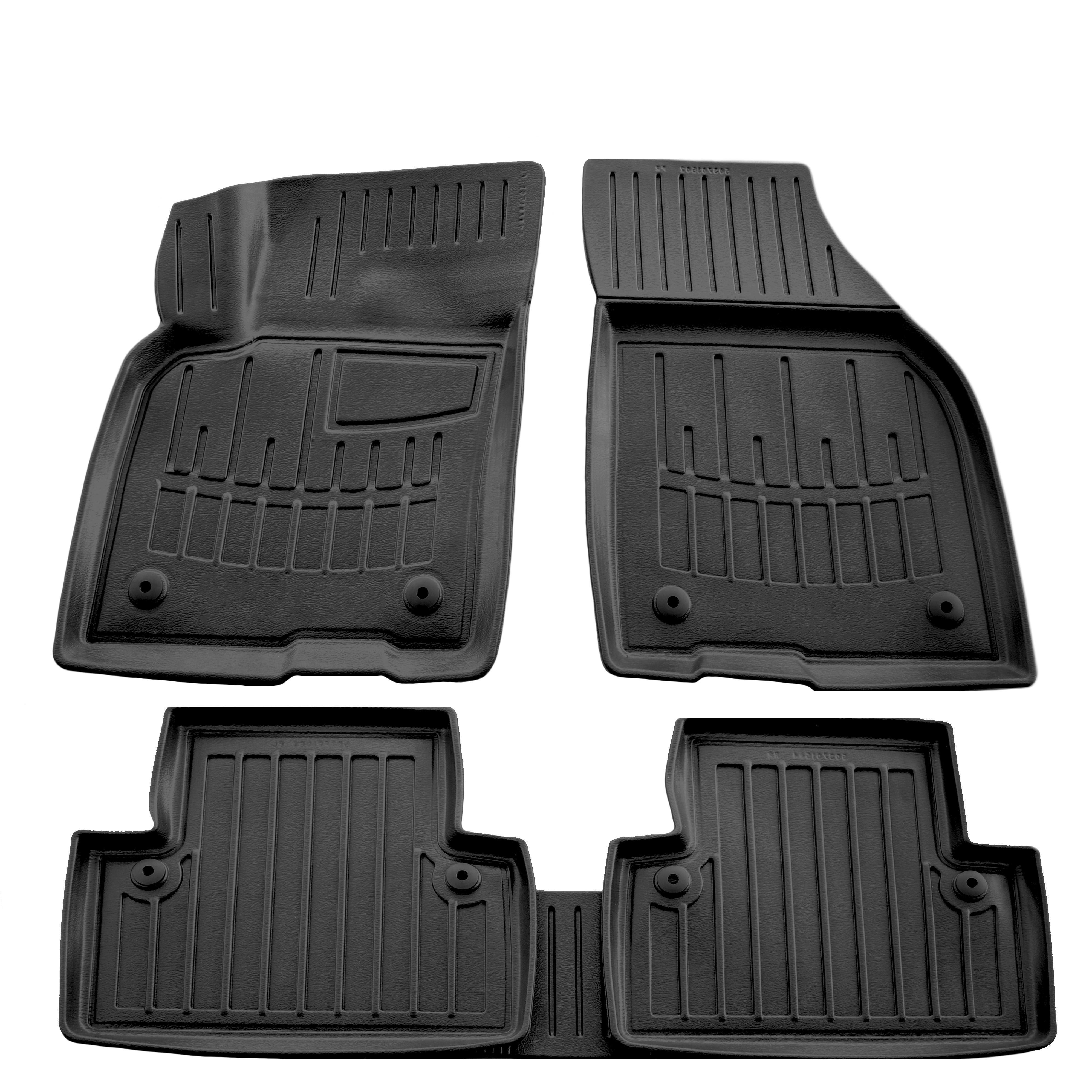 Коврики Stingray 3D для Volvo S40 2004-2012 рр. полиуретан 5 шт. Черный (158674)