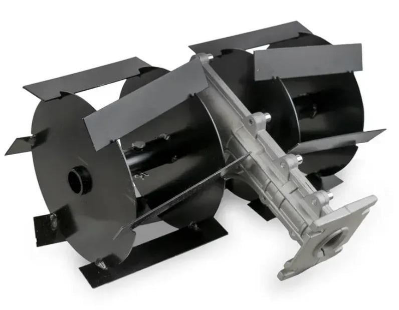 Насадка культиватор для бензокосы под штангу 28 мм и на 9 шлицев Насадка культиватор для бензокосы под штангу 28 мм и на 9 шлицев