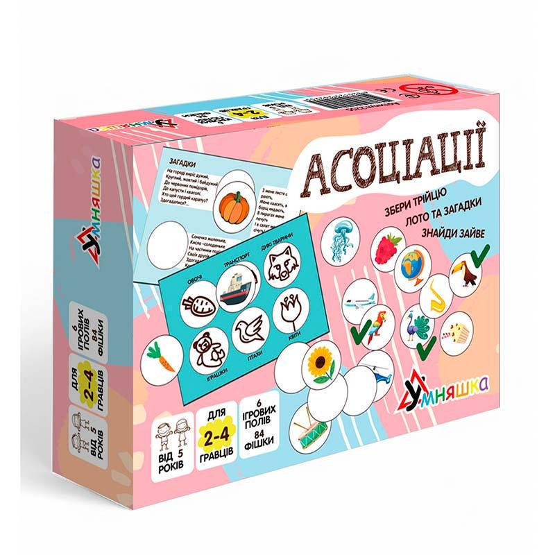 Настольная игра Умняшка Лото ассоциации развивающая 2255 (31155822)