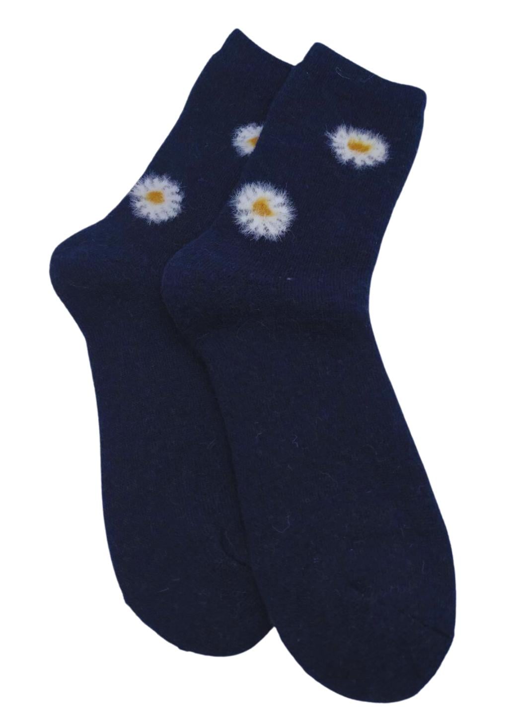 Носки женские теплые из шерсти Сhamomile 924-01 р. 36-41 1 шт. Синий (12562145)