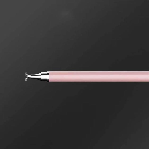 Стилус для рисования двухсторонний 2в1 Розовый - фото 4