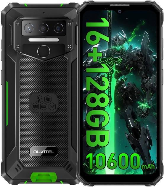 Смартфон Oukitel WP23 Pro 8/128 GB з NFC акб 10600 мА/год Green (2501434060)