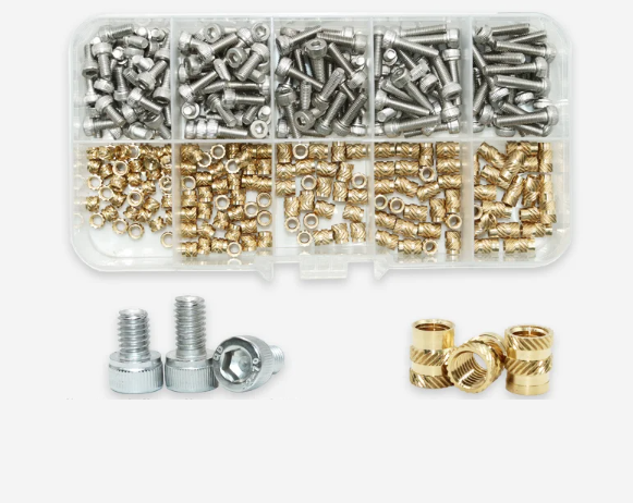 Комплект термовставки та гвинти DIN912 для 3D моделювання Spec М3 мм 300 шт. (SP-16803300)