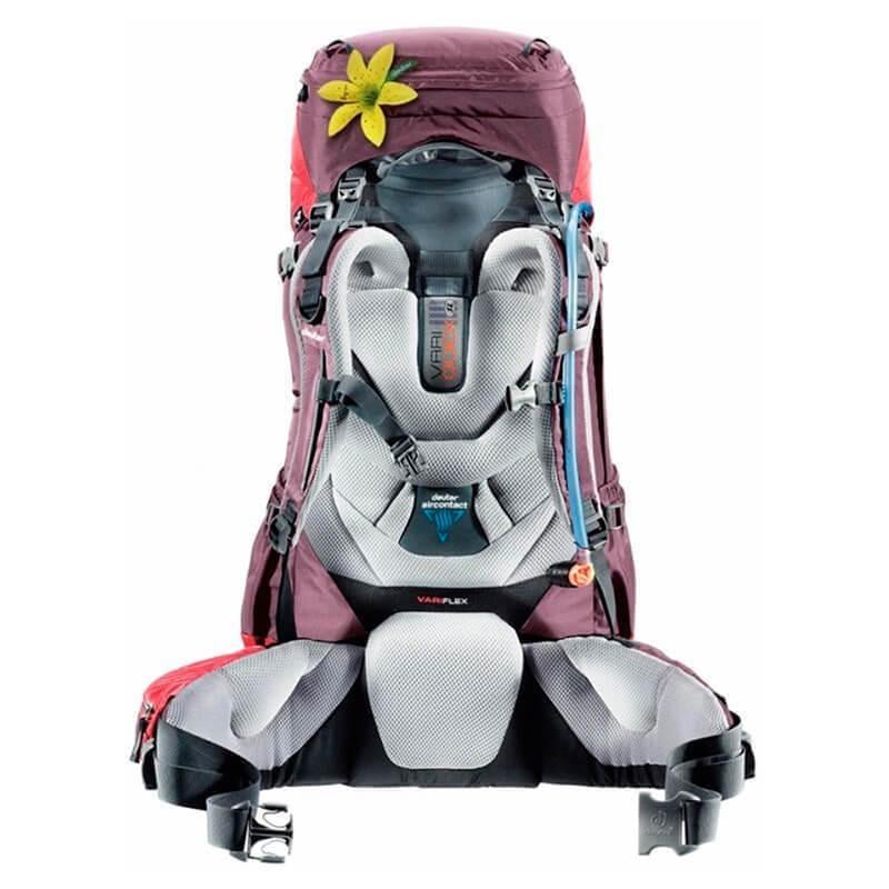 Туристичний рюкзак Deuter Aircontact 60+10 л SL Aubergine-cranberry (3320416 5518) - фото 2