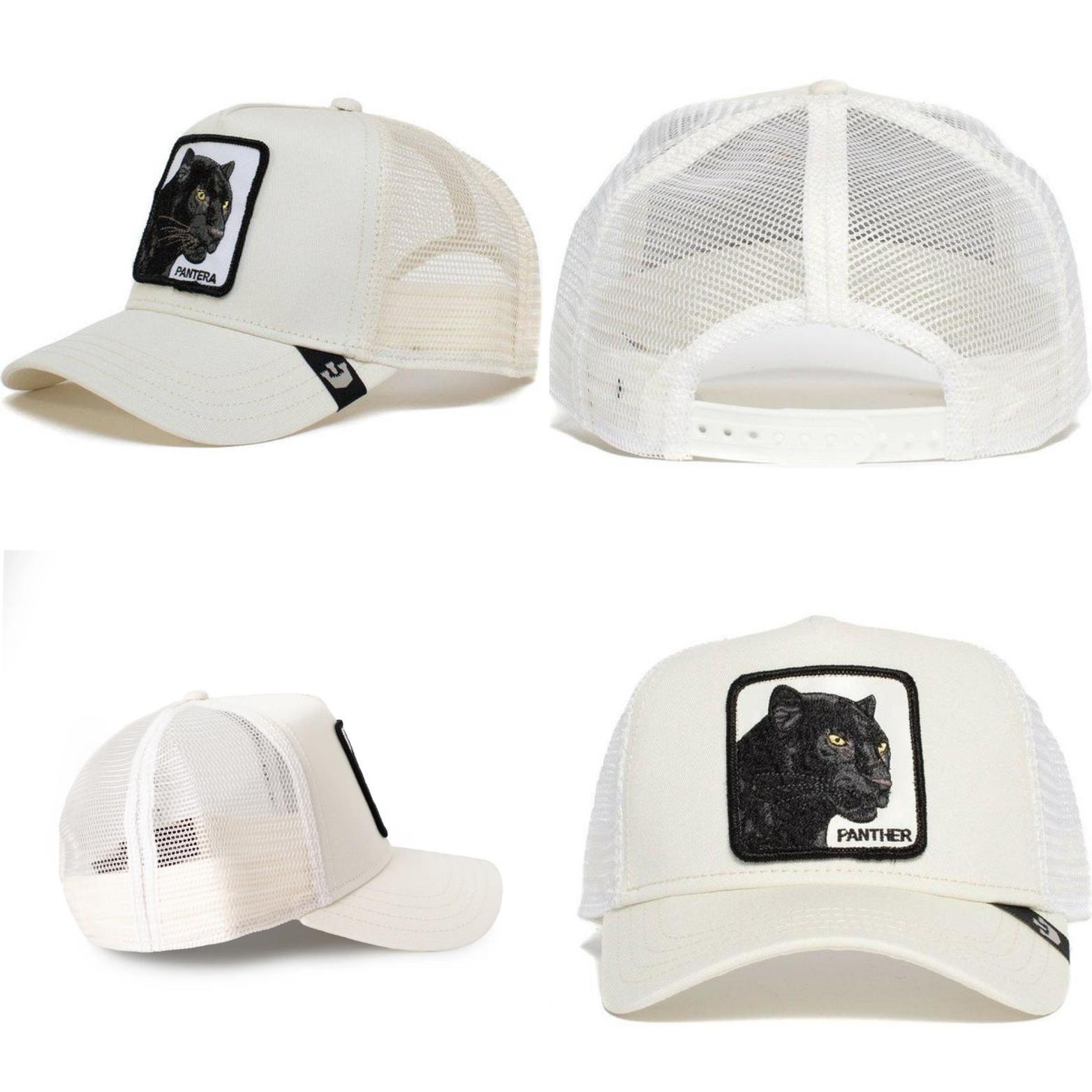 Бейсболка Animal Farm Pantera з сіткою унісекс One size Білий (24709398) - фото 4