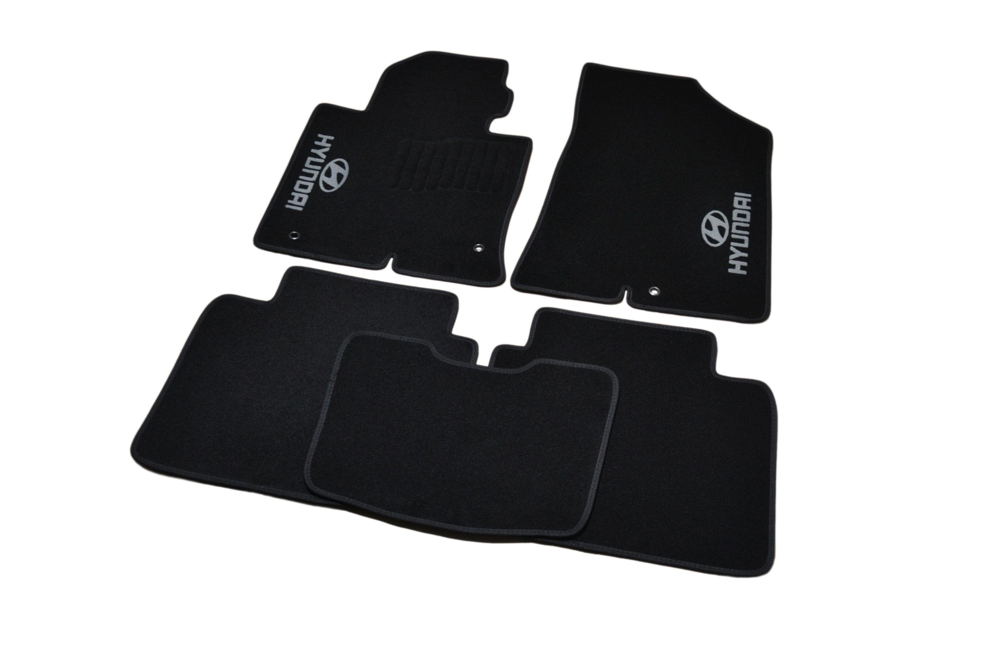 Коврики в салон AVTM ворсовые Hyundai Sonata 2016- 5 шт. Черный (BLCCR1939)