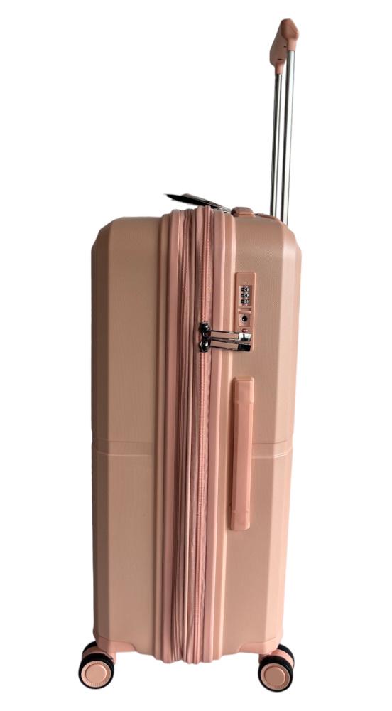 Валіза середня Airtex 249 поліпропілен M Персиковий - фото 2