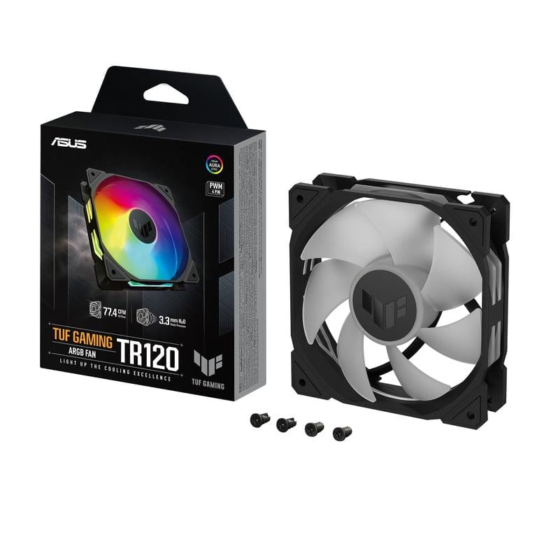 Вентилятор Asus TUF Gaming TR120 ARGB Fan Single Pack Black (90DA0090-B09000)