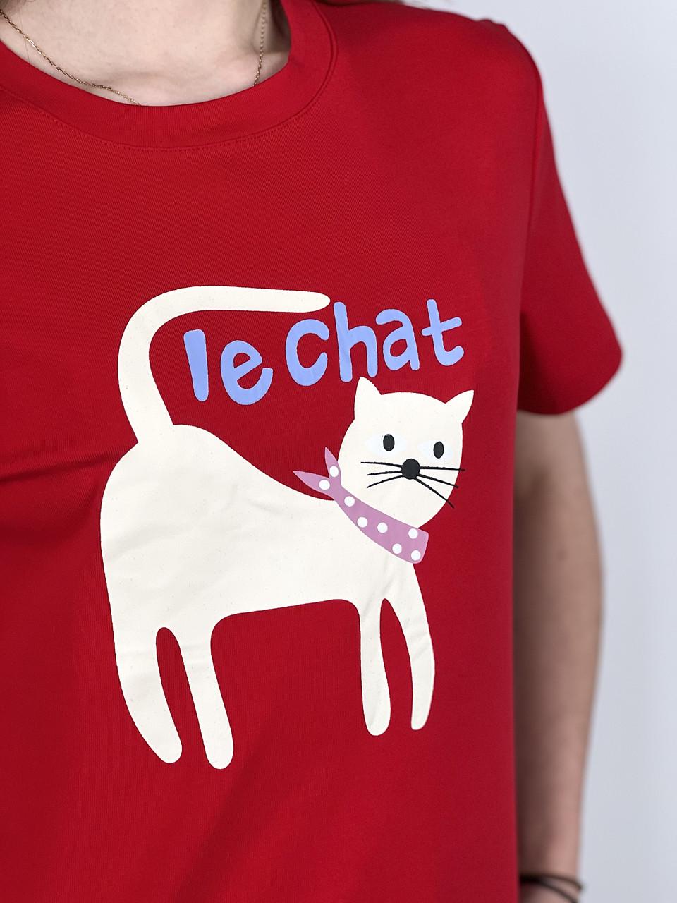 Футболка женская хлопковая Le Chat OS Черный (#896) - фото 8 Футболка женская хлопковая Le Chat OS Черный (#896) - фото 8