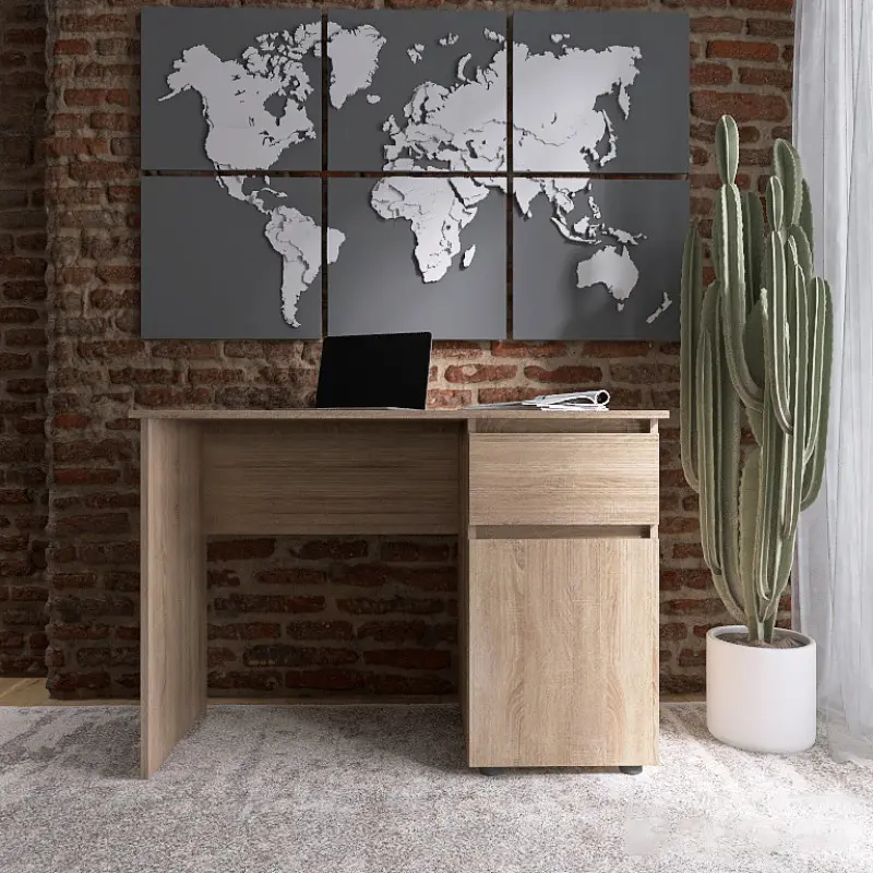 Стол компьютерный Еверест СЛ-1 Лайт 110х55х77 см Дуб Сонома (23390383) Стол компьютерный Еверест СЛ-1 Лайт 110х55х77 см Дуб Сонома (23390383)