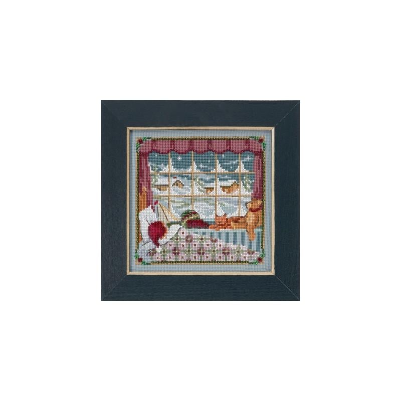 Набор для вышивания крестиком Mill Hill MH171832 The Children were Nestled (43831)