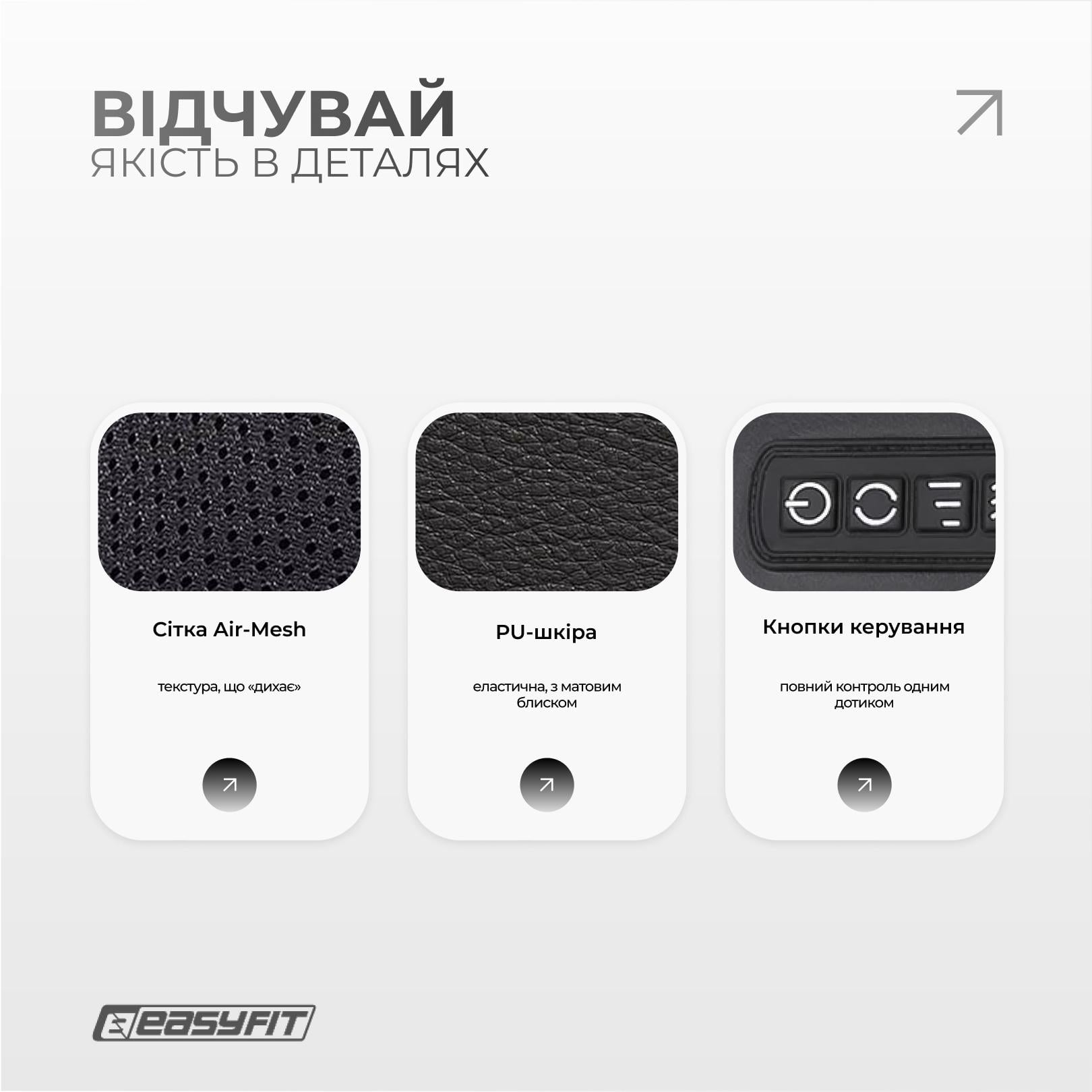 ᐉ Масажер для шиї EasyFit Shiatsu роликовий • Краща ціна в Києві
