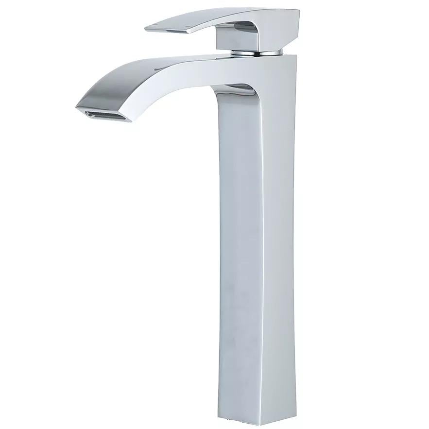 Смеситель для умывальника Gappo G1007-81 высокий однорычажный Хром (196854)