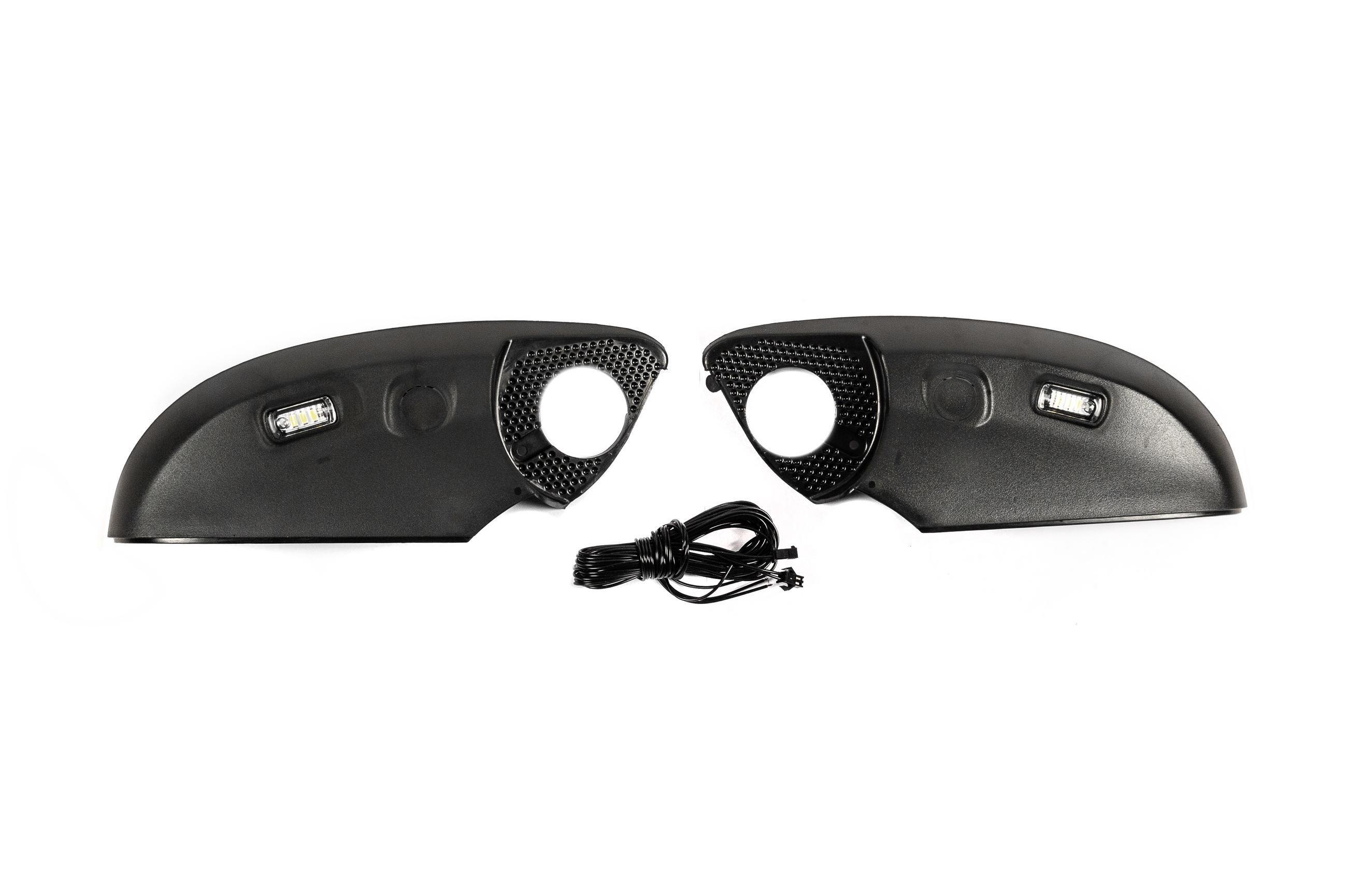 Нижняя часть зеркала с LED-подсветкой 1234 Upgrade для Toyota Land Cruiser 200 (76526)