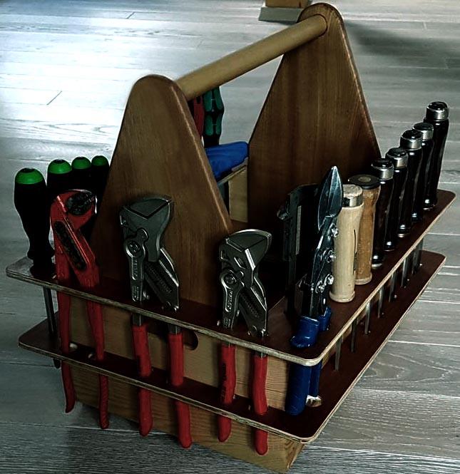 Ящик-переноска для инструментов из дерева Долид Капучино (ЯДИ-006009) Ящик-переноска для инструментов из дерева Долид Капучино (ЯДИ-006009)