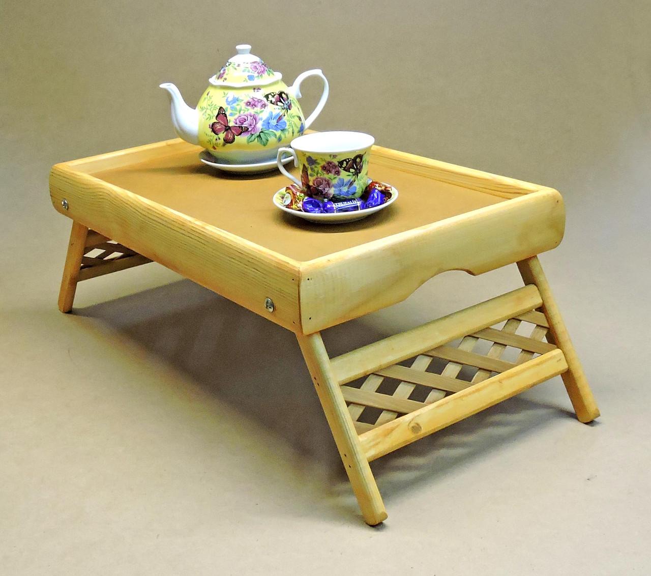 Столик-поднос для завтрака из дерева Юта Карри (СТП-001303)