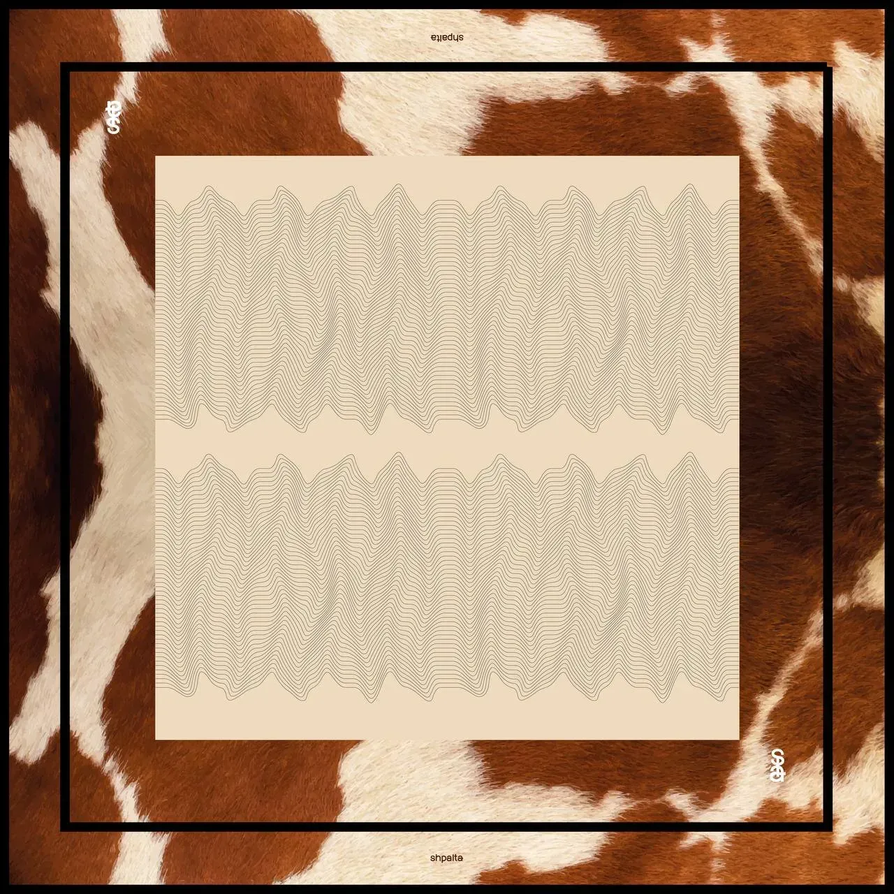 Платок Коровка шелковый односторонняя печать 55х55 см (27553288)