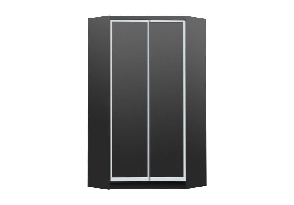 Шкаф-купе угловой Luхe ДСП/ДСП Антрацит 1350х2400х600 мм (63563)