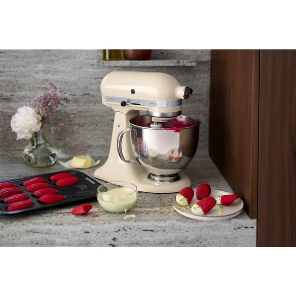 Миксер планетарный KitchenAid Mini Artisan 3,3 л Кремовый (5KSM3311XEAC) - фото 8