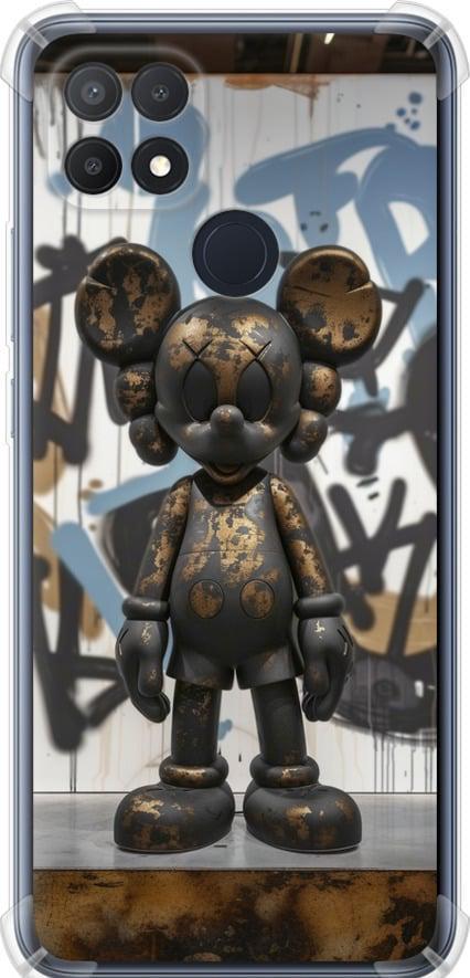 Чехол на Oppo A15 Bronze kaws v2 (6098sp-2119-42517)