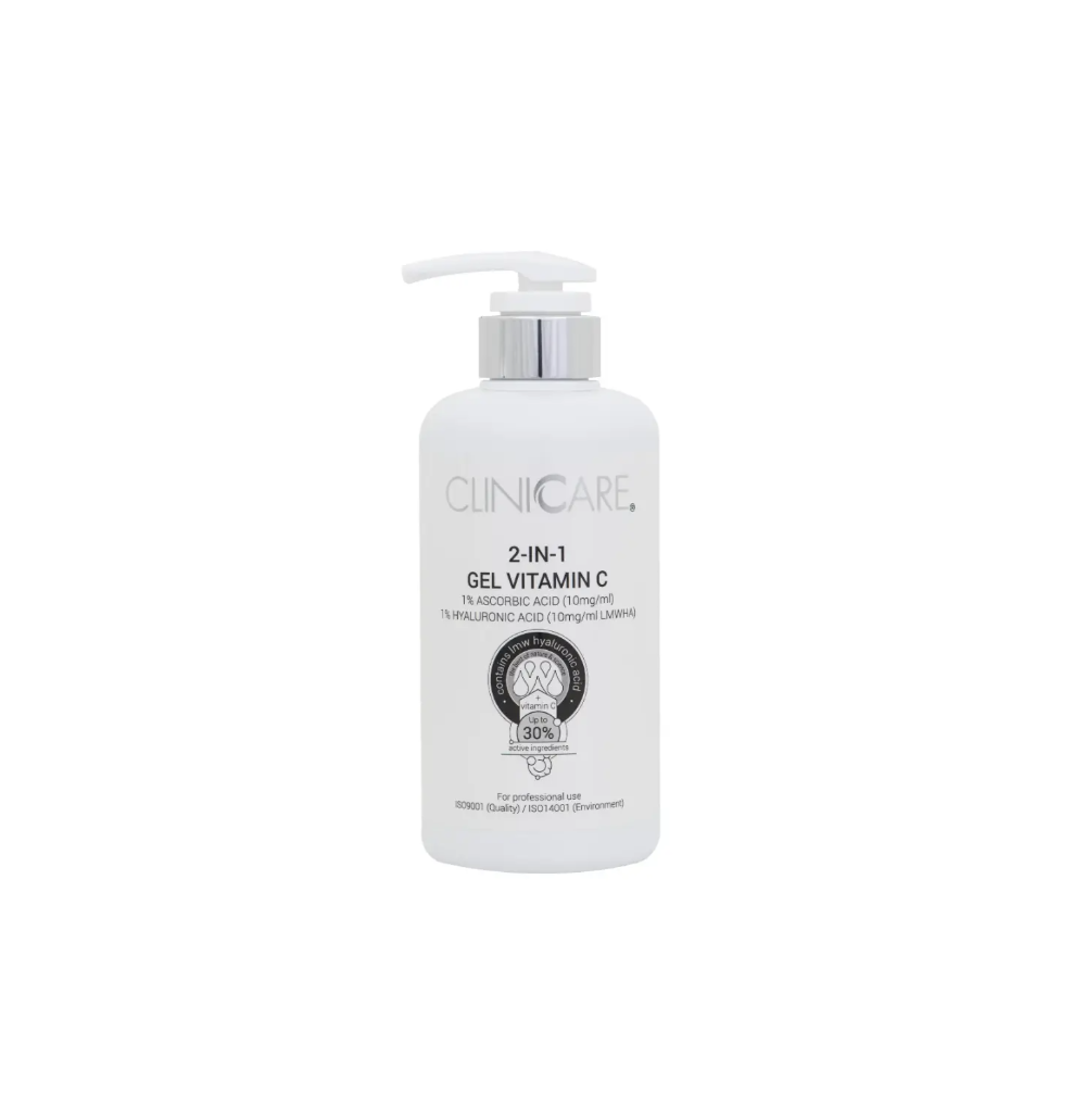 Гель для обличчя із вітаміном C ClinicCare 2 in 1 Gel Vitamin-C 500 мл