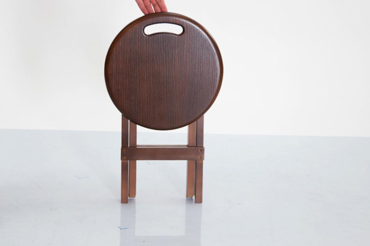 Табурет Т-69 раскладной Мікс Меблі Ножки деревянные/Мдф крышка Орех - фото 5 Табурет Т-69 раскладной Мікс Меблі Ножки деревянные/Мдф крышка Орех - фото 5