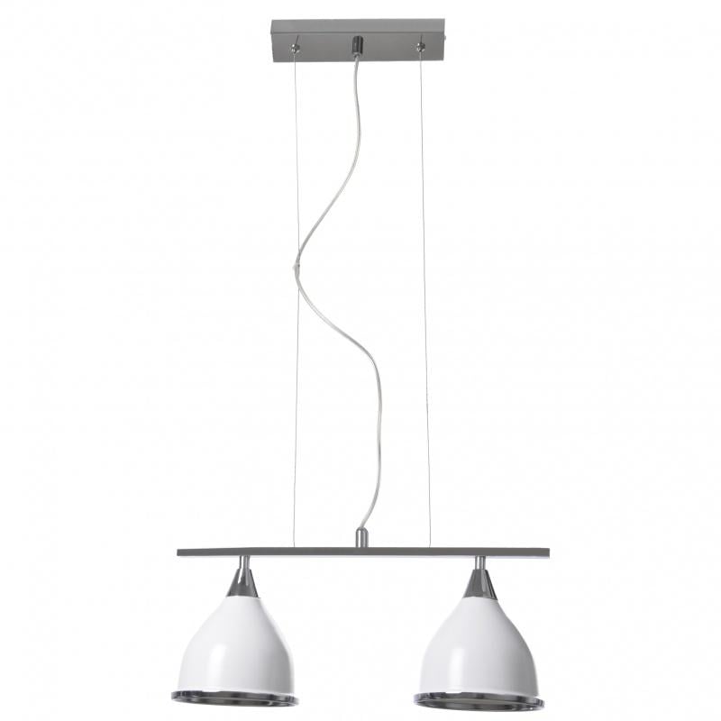 Люстра потолочная подвес Brille BKL-578S/2 E14 WH на 2 плафона