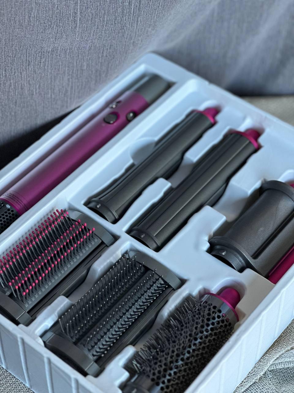 Мультистайлер для волос Smart X9P X Airwrap Complete Long 6 насадок Розовый (X9P) - фото 2 Мультистайлер для волос Smart X9P X Airwrap Complete Long 6 насадок Розовый (X9P) - фото 2