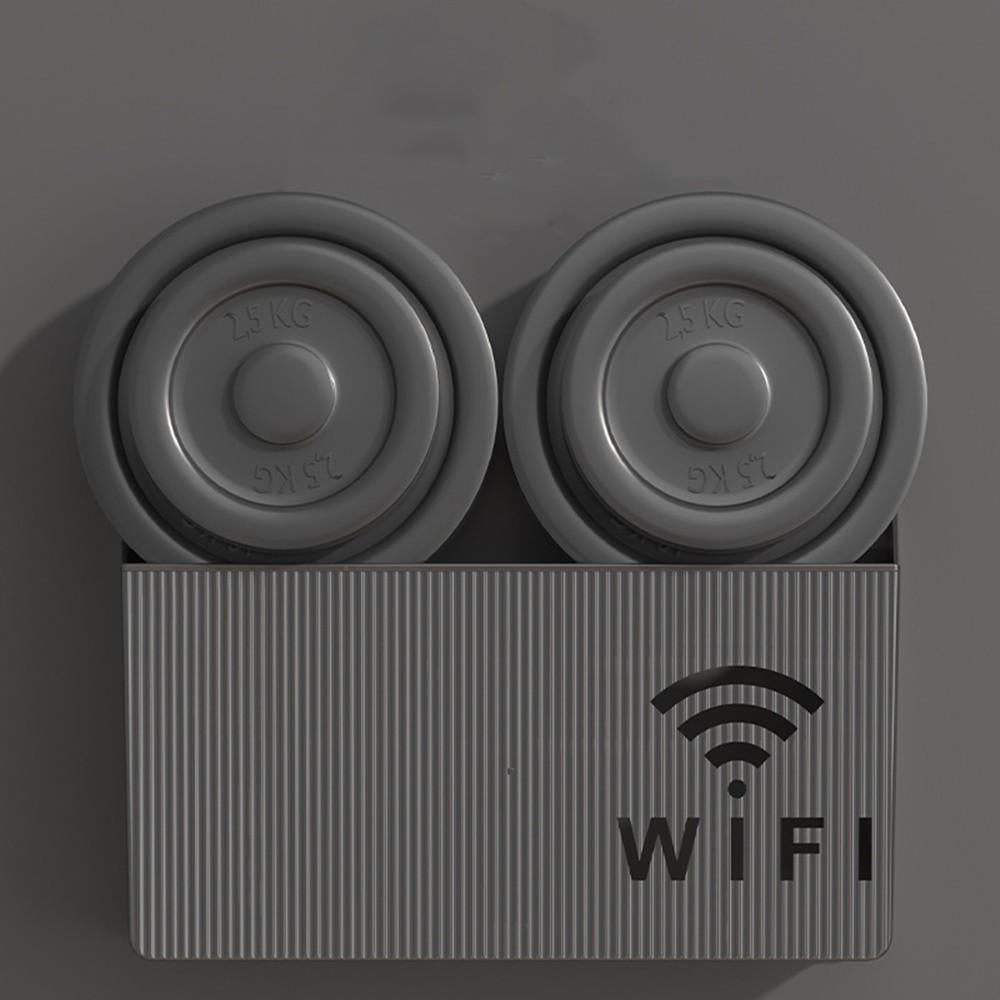 Полка-подставка для роутера Colnse настенная пластик 24,5х14х6 см Голубой (CLNSBPBL) - фото 4