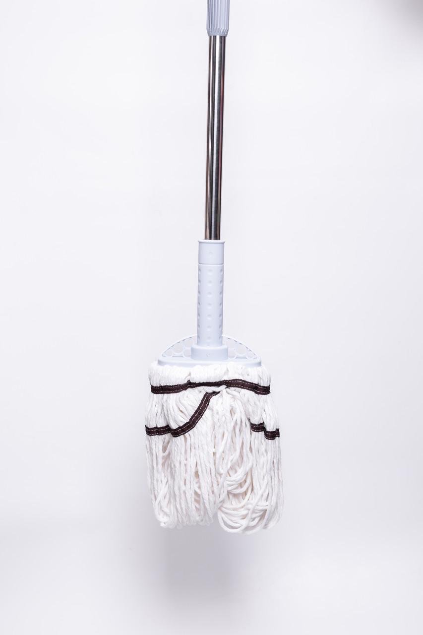 Швабра с классической круглой насадкой для влажной уборки пола для плитки/ламината/линолеума (HP-35015-15) - фото 3 Швабра с классической круглой насадкой для влажной уборки пола для плитки/ламината/линолеума (HP-35015-15) - фото 3