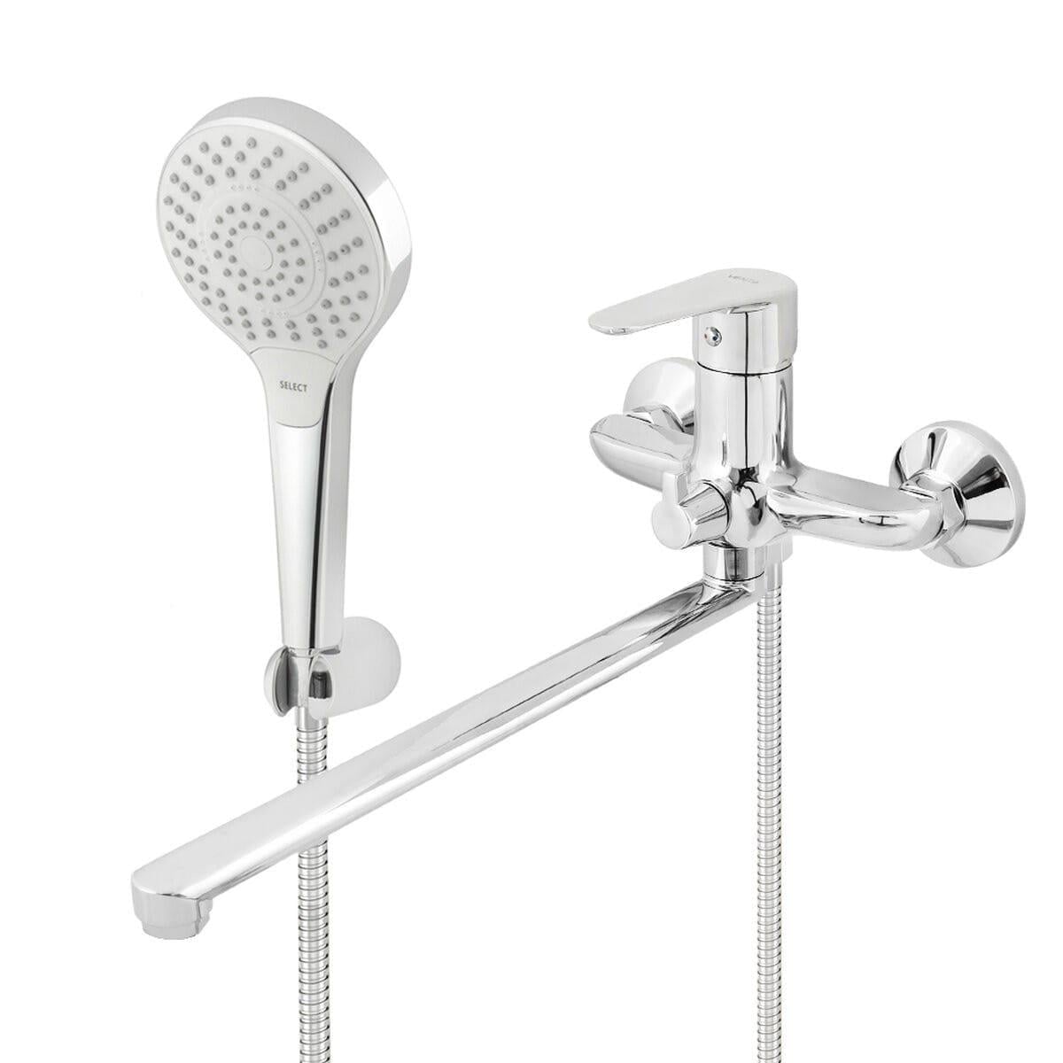 Смеситель для ванны Venta однорычажный с ручной воронкой Хром (VR326DC)