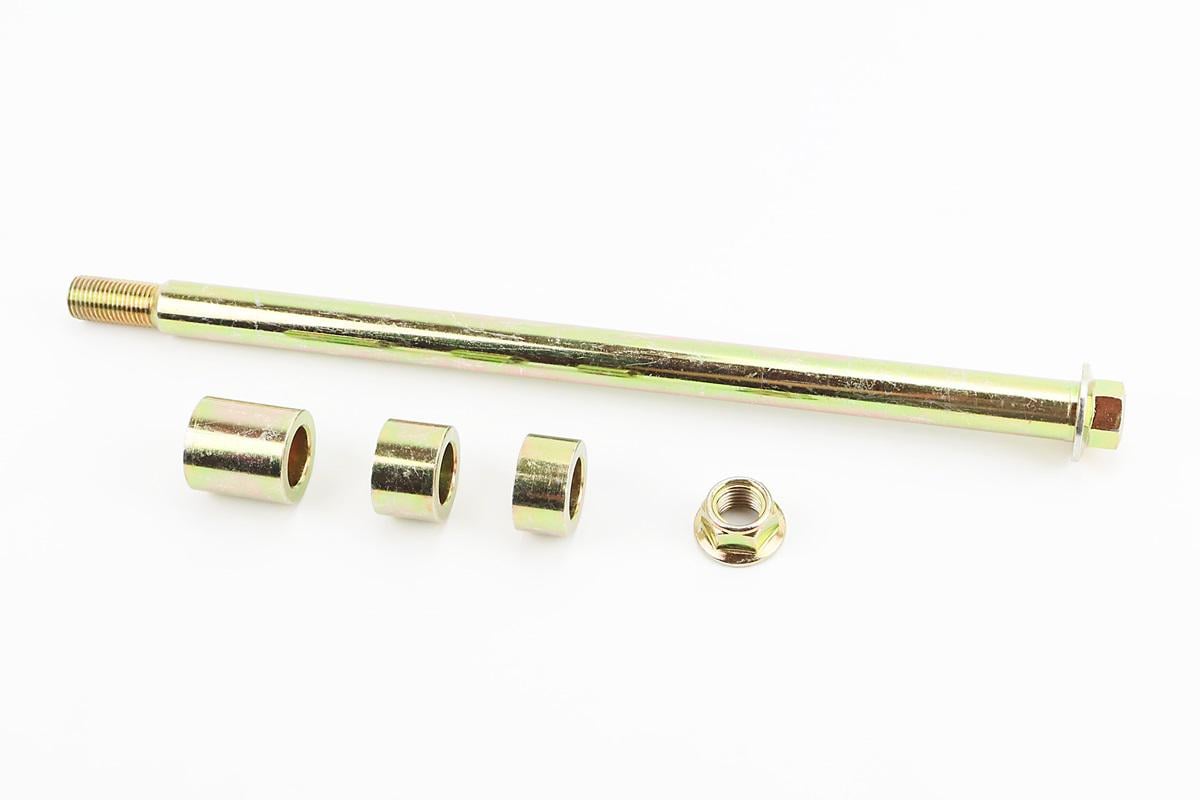 Ось колеса заднего мотоцикла Viper-Zongshen V200-F2 V250-F2 3 втулки гайка d 17 мм L 300 мм