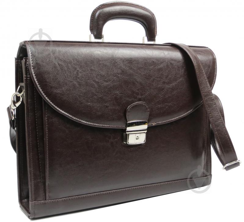Портфель из искусственной кожи JPB Коричневый (TE-33 brown)