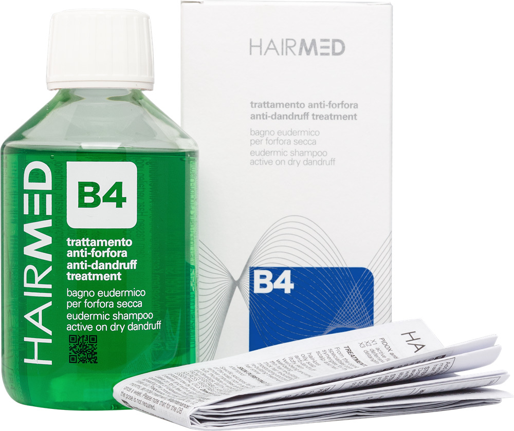Шампунь еудермальний HAIRMED B4 проти сухої лупи 200 мл (11796)